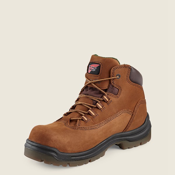 Red Wing Iş Botu Bayan - King Toe® - 5-Inch Waterproof Safety Toe - Kahverengi - 85QBTAUKL